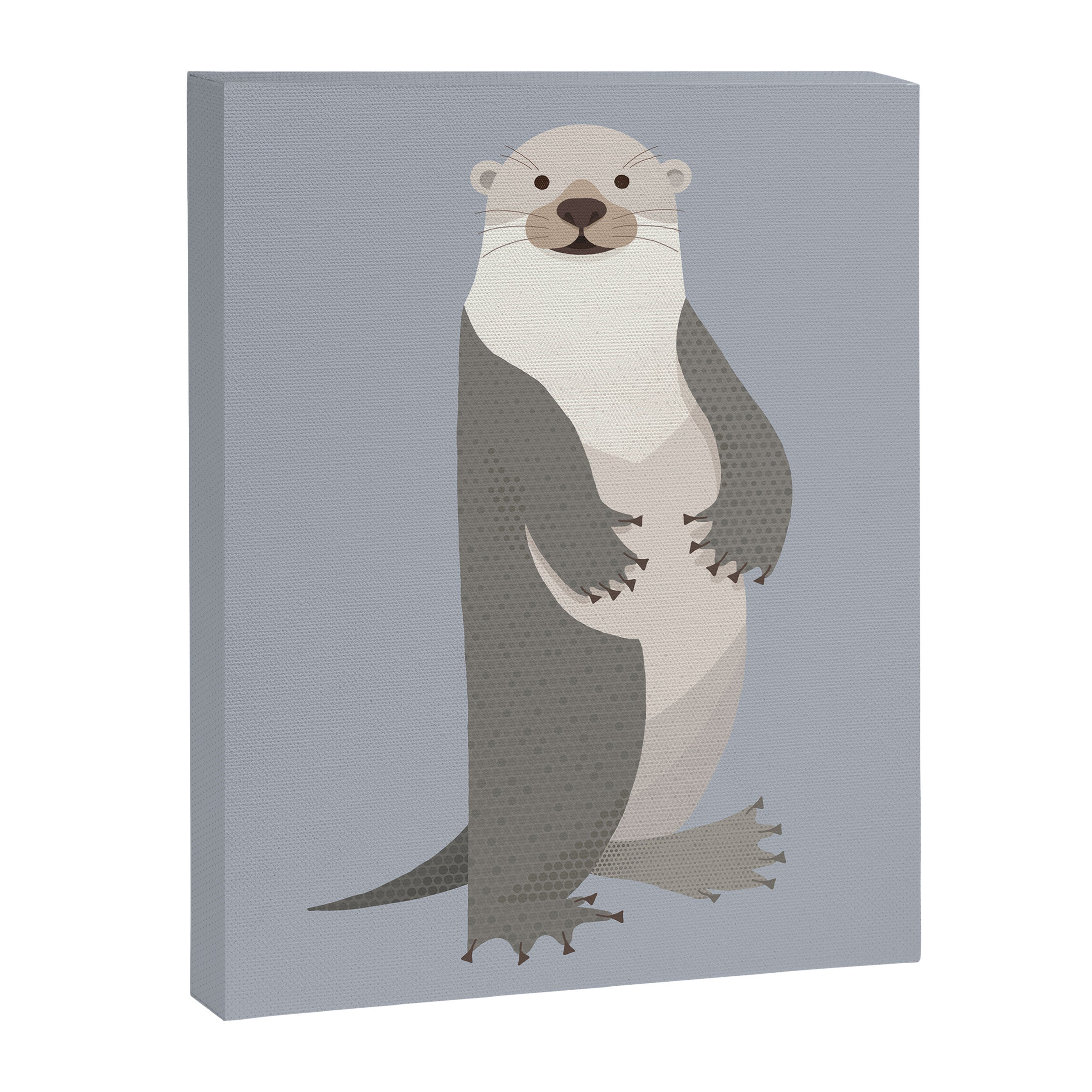 Whimsy Otter Canvas Print Gallery Image 8