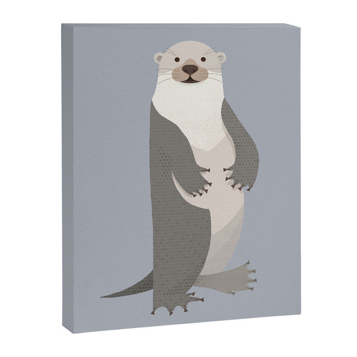 Whimsy Otter Canvas Print Gallery Image 1