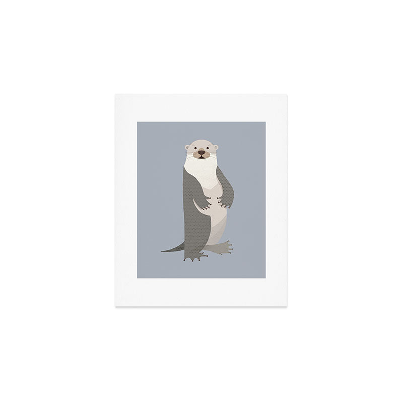Whimsy Otter Art Print Gallery Image 1