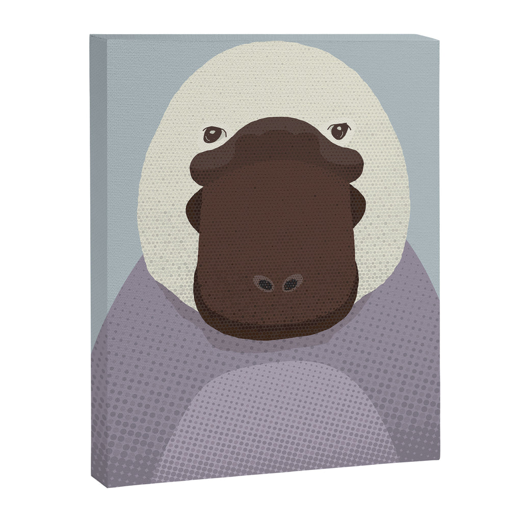 Whimsy Platypus, Animal Portrait Canvas Print Gallery Image 8