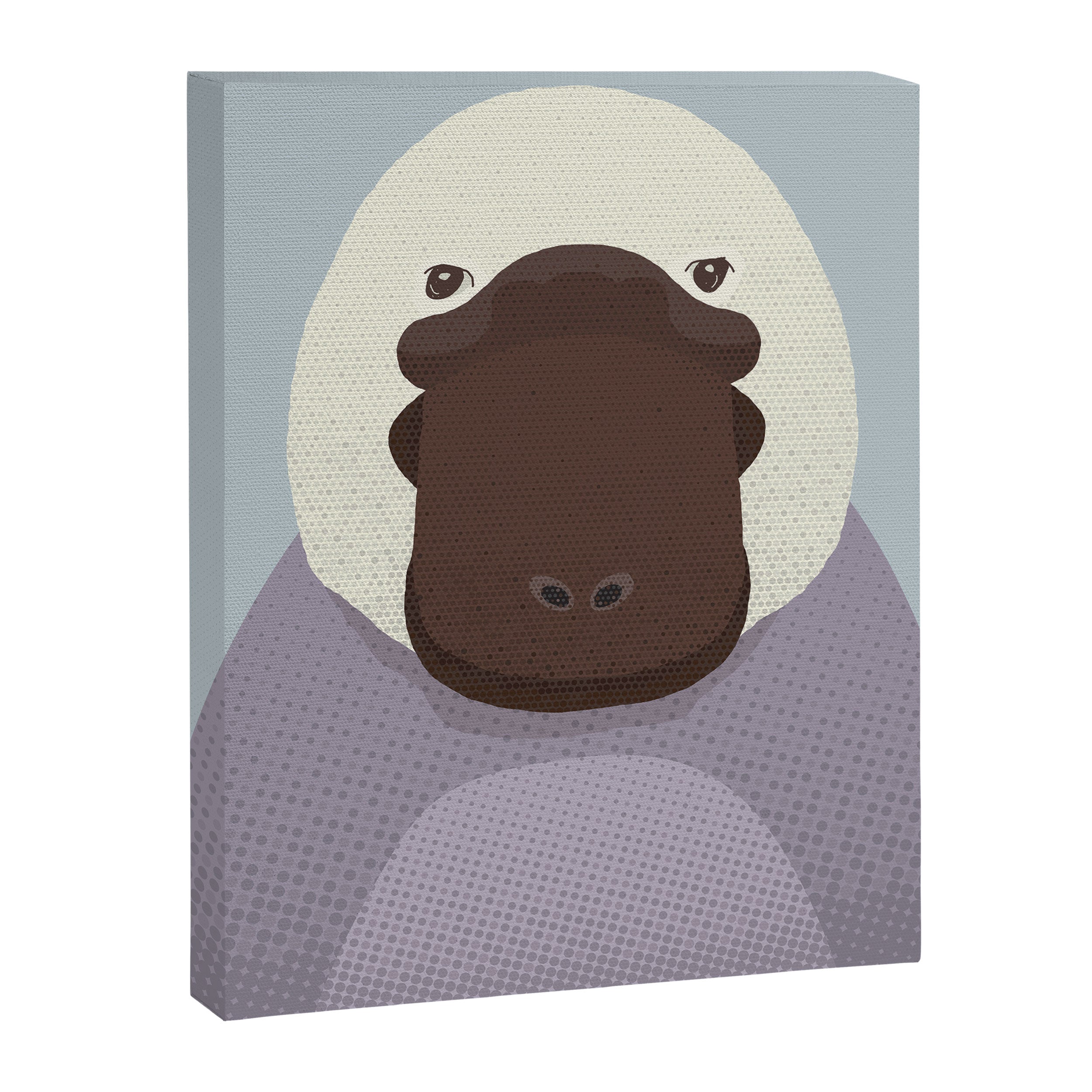 Whimsy Platypus, Animal Portrait Canvas Print Gallery Image 8