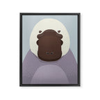 Whimsy Platypus, Animal Portrait Framed Canvas Print Gallery Image 8