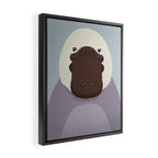 Whimsy Platypus, Animal Portrait Framed Canvas Print Gallery Image 2