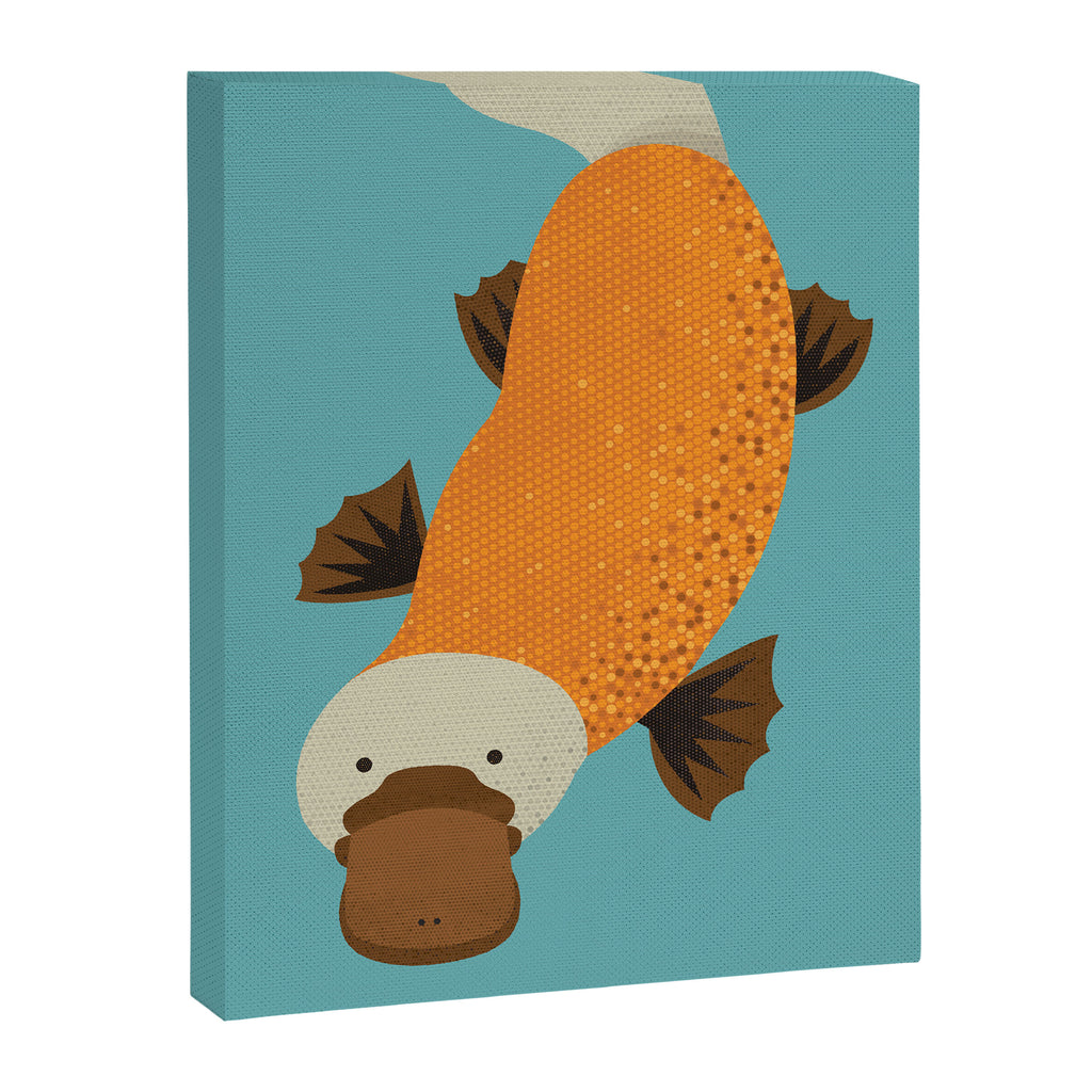 Whimsy Platypus Canvas Print Gallery Image 8