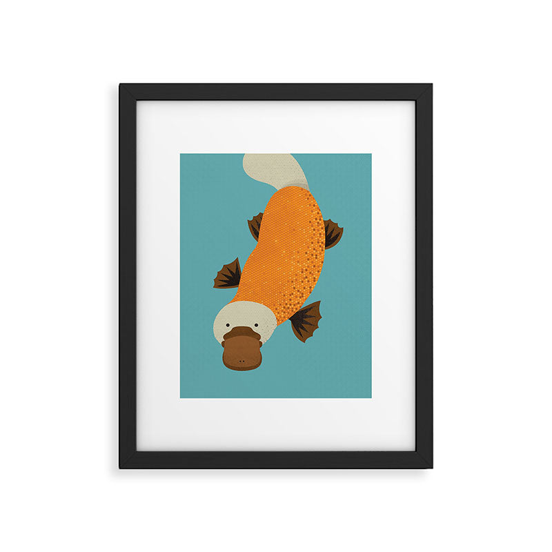 Whimsy Platypus Framed Art Print Gallery Image 6