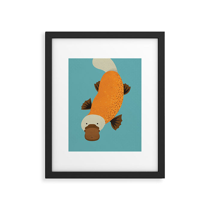 Whimsy Platypus Framed Art Print Gallery Image 1