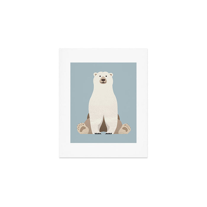 Whimsy Polar Bear Art Print Gallery Image 1