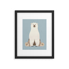 Whimsy Polar Bear Framed Art Print Gallery Image 6