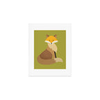 Whimsy Red Fox Art Print Gallery Image 1