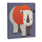 Whimsy Rhinoceros Canvas Print Gallery Image 8