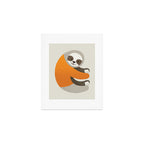 Whimsy Sloth Art Print Gallery Image 1