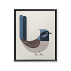 Whimsy Superb Fairywren Framed Canvas Print Gallery Image 8