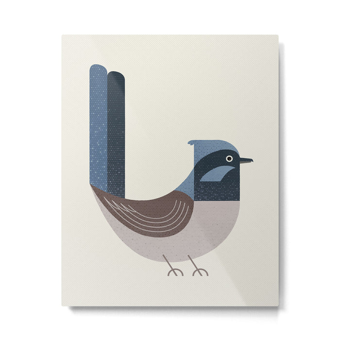 Whimsy Superb Fairywren Metal Print Gallery Image 1