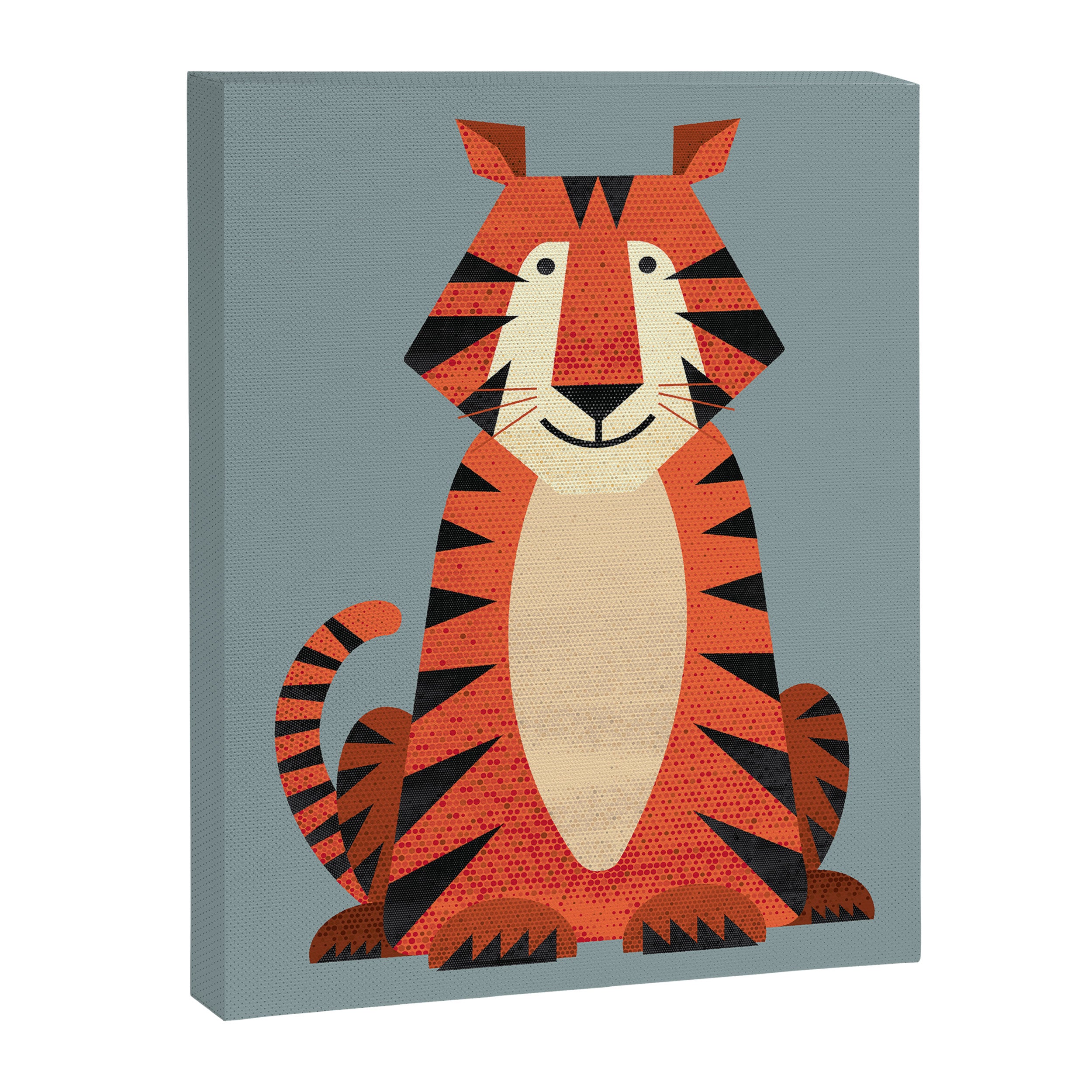 Whimsy Tiger Canvas Print Gallery Image 8