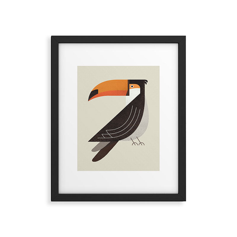 Whimsy Toucan Framed Art Print Gallery Image 6