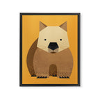 Whimsy Wombat Framed Canvas Print Gallery Image 8
