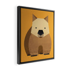 Whimsy Wombat Framed Canvas Print Gallery Image 2