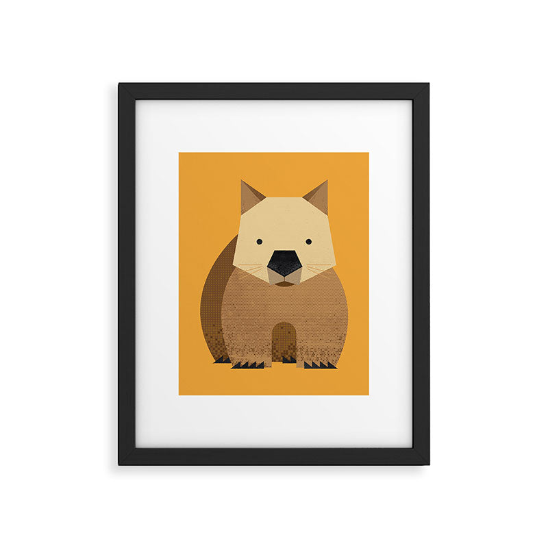 Whimsy Wombat Framed Art Print Gallery Image 6