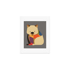 Wombat Art Print Gallery Image 1