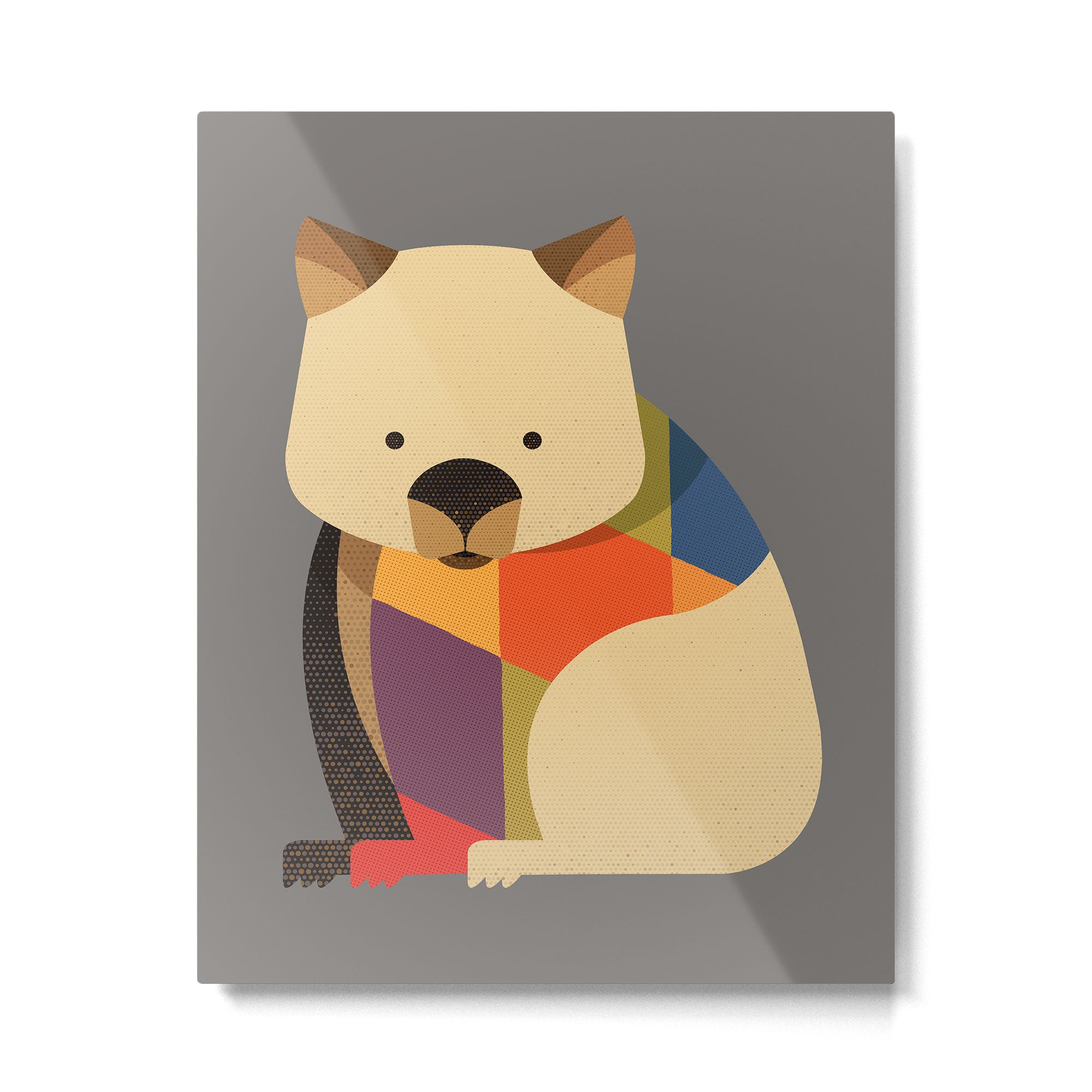 Wombat Metal Print Gallery Image 6