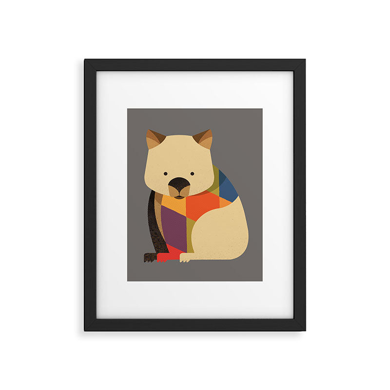 Wombat Framed Art Print Gallery Image 6