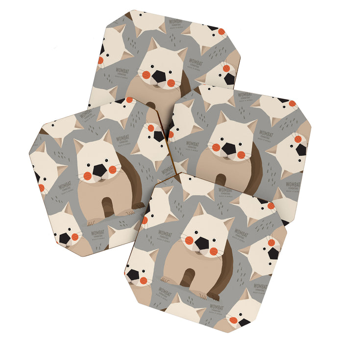 Wombat, Wildlife of Australia Coaster Gallery Image 1