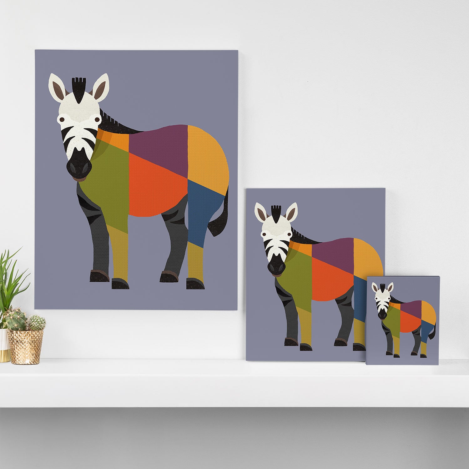 Zebra Canvas Print Gallery Image 3