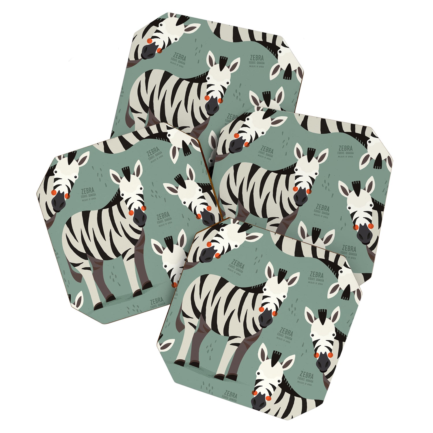 Zebra, Wildlife of Africa Coaster Gallery Image 1