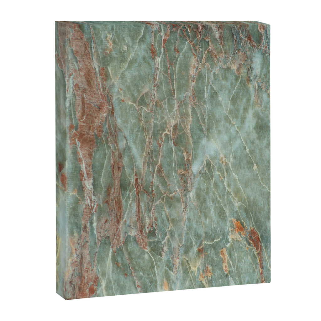 Sage and Rust Marble Canvas Print Gallery Image 6