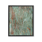 Sage and Rust Marble Framed Canvas Print Gallery Image 6