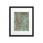Sage and Rust Marble Framed Art Print Gallery Image 5