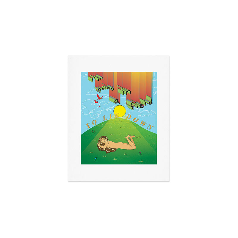 i'm going in a field Art Print Gallery Image 1
