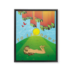 i'm going in a field Framed Canvas Print Gallery Image 6