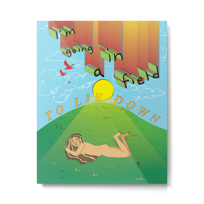 i'm going in a field Metal Print Gallery Image 1