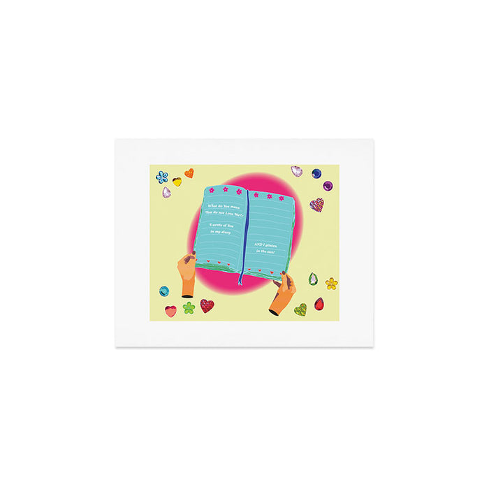 in my diary Art Print Gallery Image 1