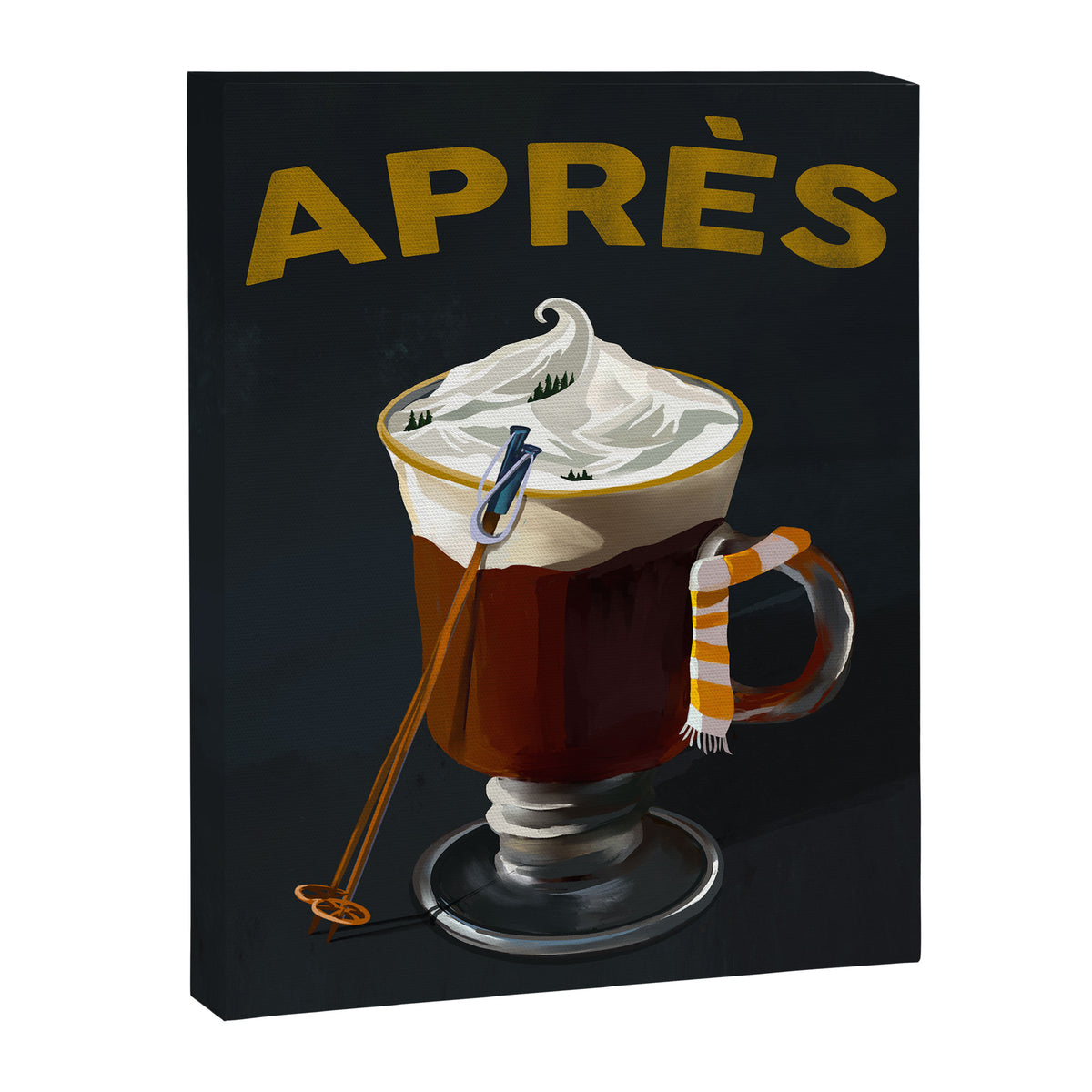 Apres Ski Hot Chocolate Cocktail Canvas Print Gallery Image 6