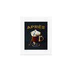Apres Ski Hot Chocolate Cocktail Art Print Gallery Image 1