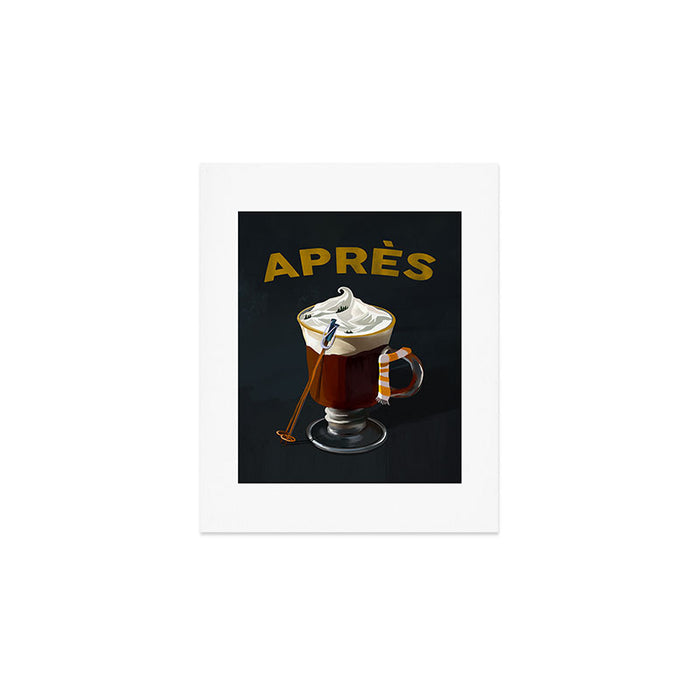Apres Ski Hot Chocolate Cocktail Art Print Gallery Image 1