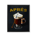 Apres Ski Hot Chocolate Cocktail Framed Canvas Print Gallery Image 6