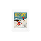 Apres Ski Lake Tahoe, California Art Print Gallery Image 1