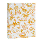 Gold Zodiac Toile Pattern Canvas Print Gallery Image 8