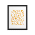 Gold Zodiac Toile Pattern Framed Art Print Gallery Image 4