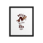 Belle Of The Bar Pinup Mermaid Framed Art Print Gallery Image 5