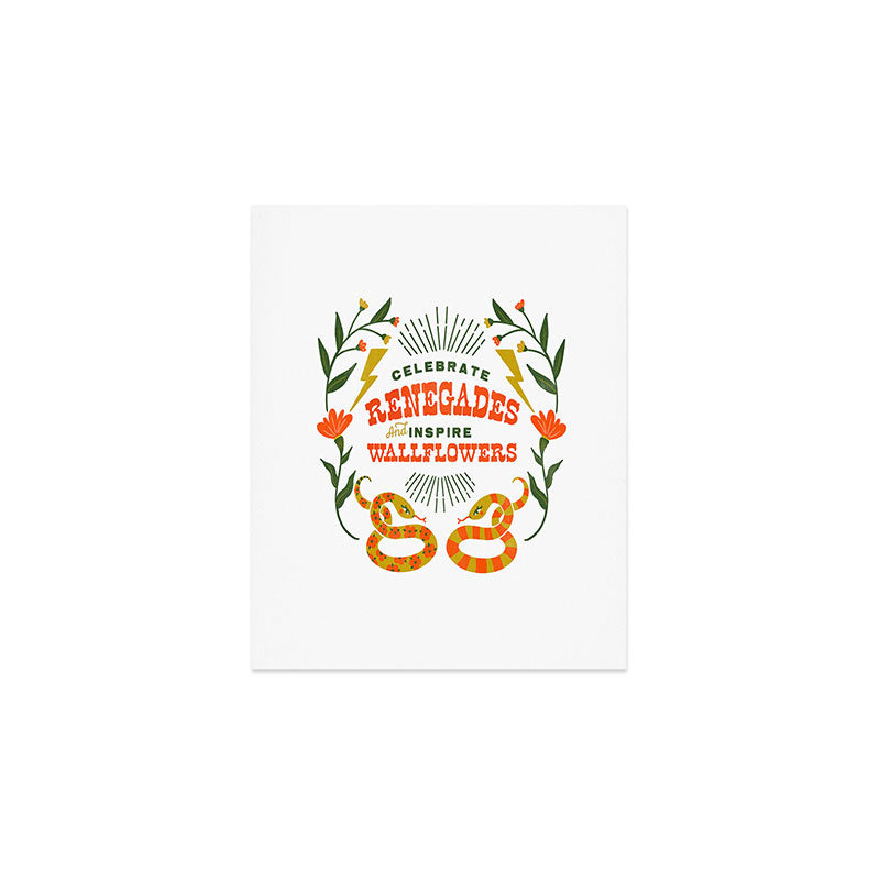 Celebrate Renegades & Inspire Wallflowers Art Print Gallery Image 1