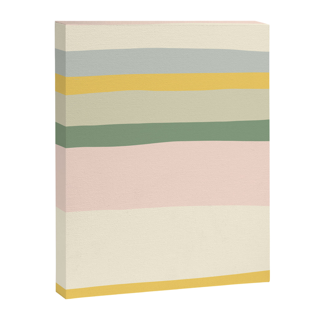 Colorful & Fun Striped Children's Pattern Canvas Print Gallery Image 8