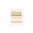 Colorful & Fun Striped Children's Pattern Art Print Gallery Image 1