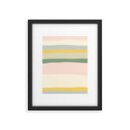 Colorful & Fun Striped Children's Pattern Framed Art Print Gallery Image 4