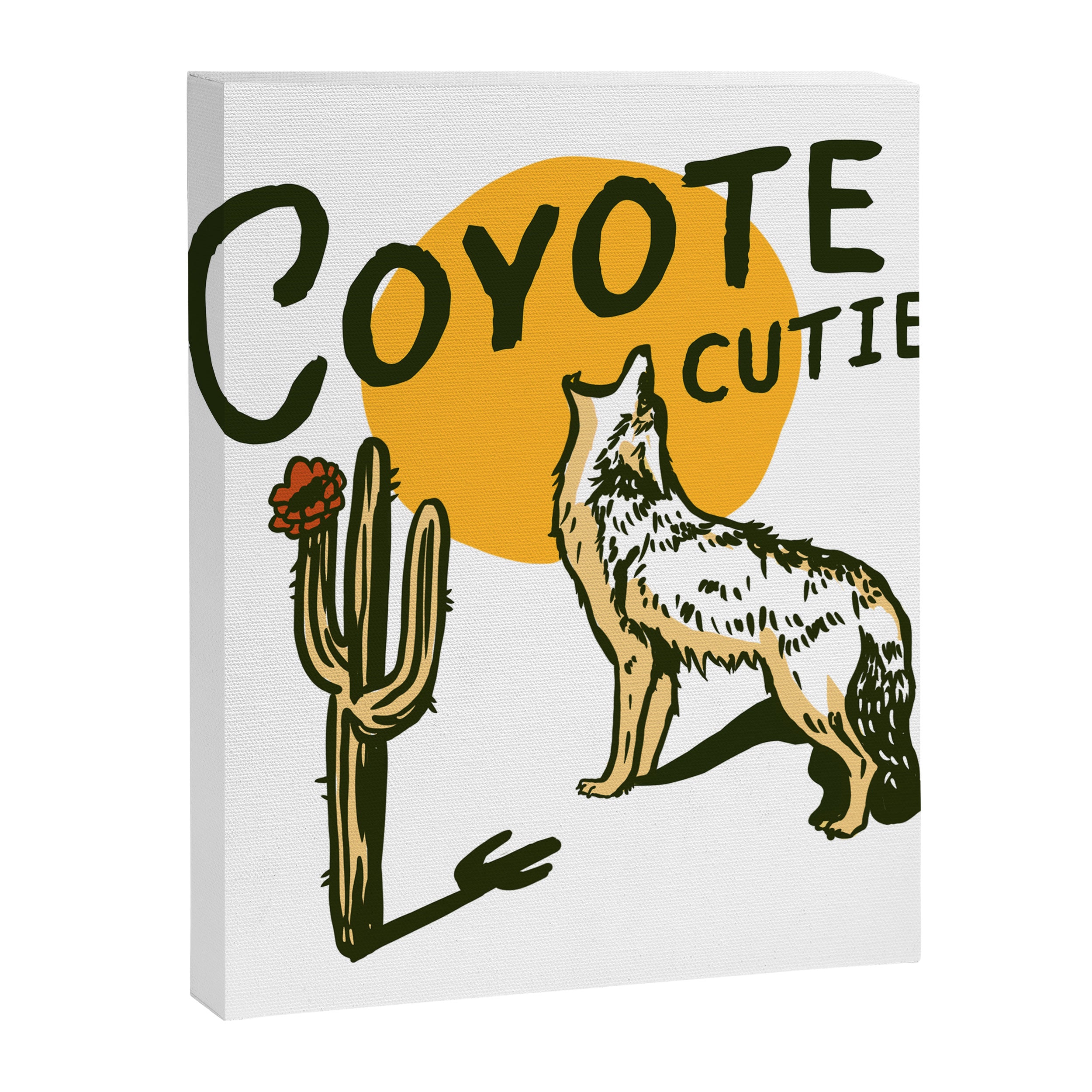 Coyote Cutie Canvas Print Gallery Image 6