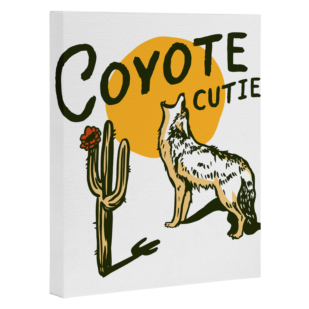 Coyote Cutie Canvas Print Gallery Image 3
