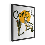 Coyote Cutie Framed Canvas Print Gallery Image 2